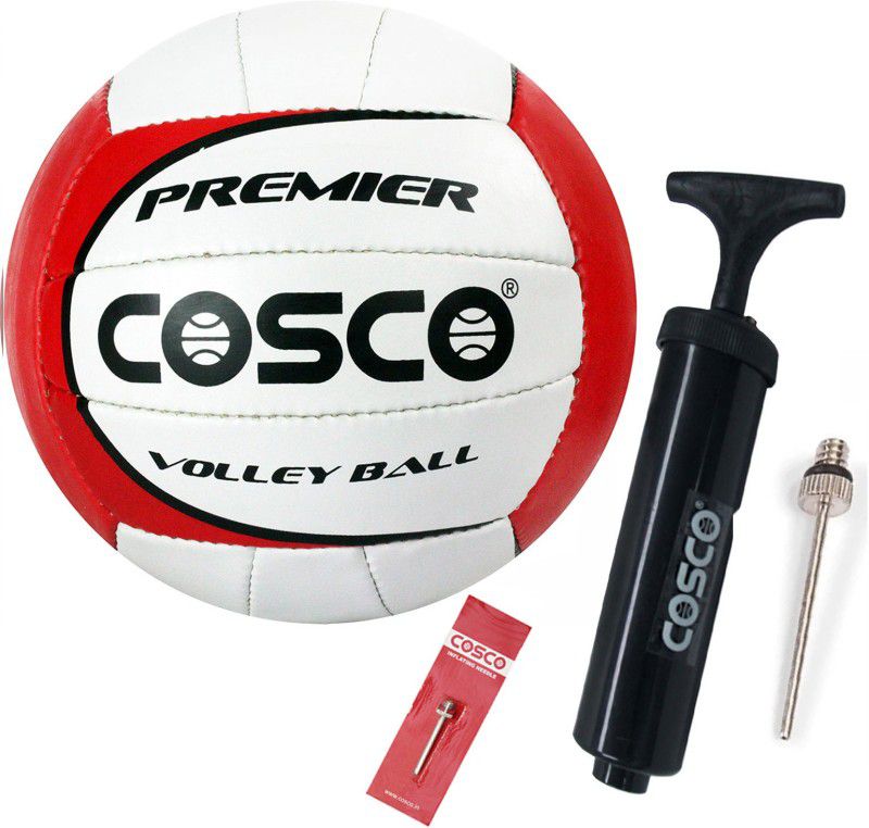 COSCO Premier Volleyball With Volleyball Pump Volleyball Kit