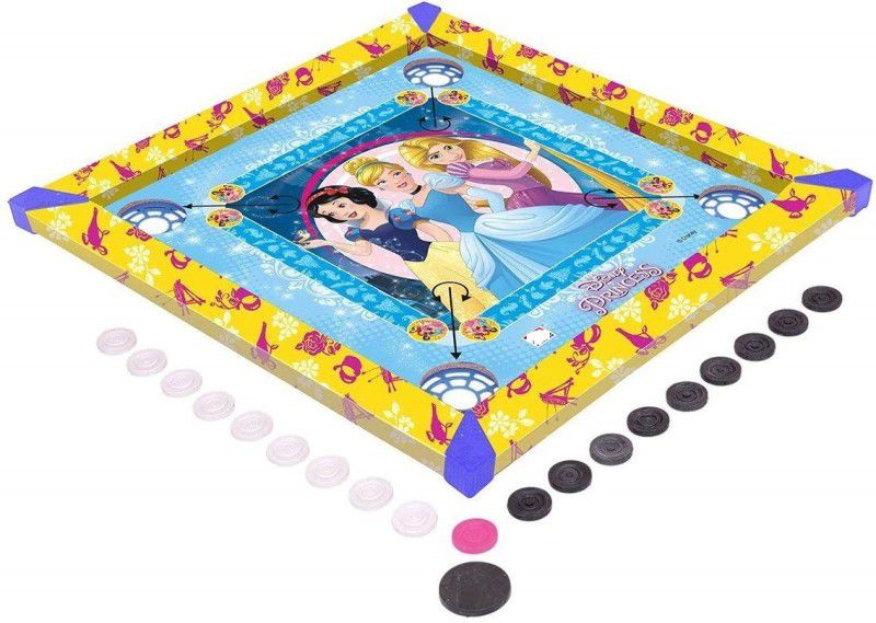 SABIRAT Princess Carrom Board Games, Full Size 20x20 For Girls & Kids [Multicolor] 50 cm Carrom Board  (Multicolor)