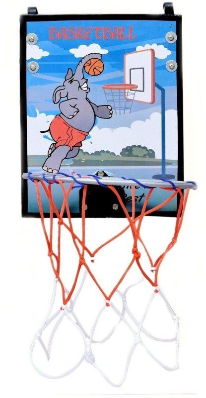SPORTSHOLIC Foldable Basketball Board Ring For Size 3 Basketball For Kids 5 To 8 years Basketball Ring  (3 Basketball Size With Net)