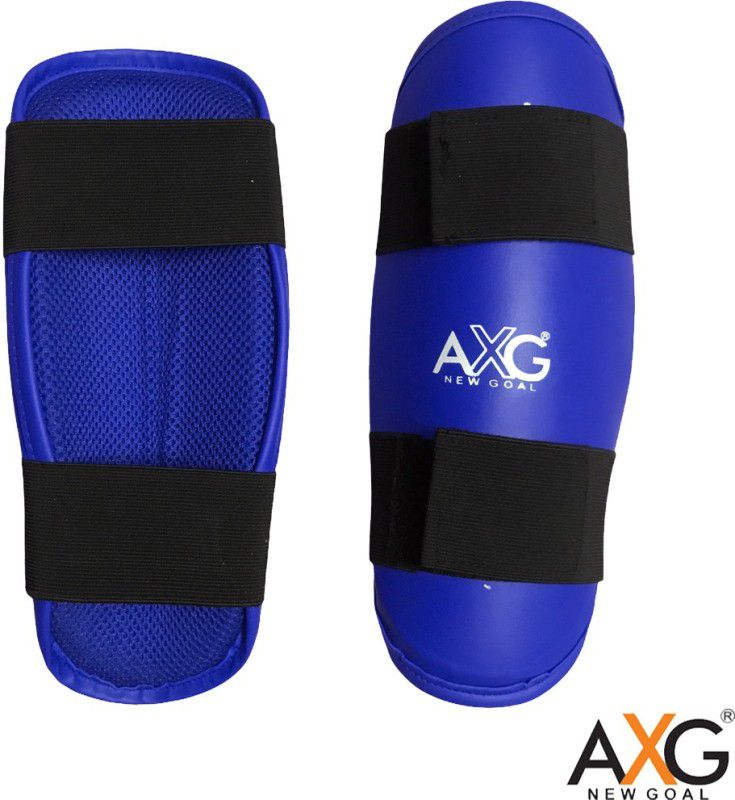AXG NEW GOAL Facilitate PU Taekwondo & MMA Arm Guard (1 Pair) Suitable Age 4 to 9 Years MMA Arm Guard  (Blue)