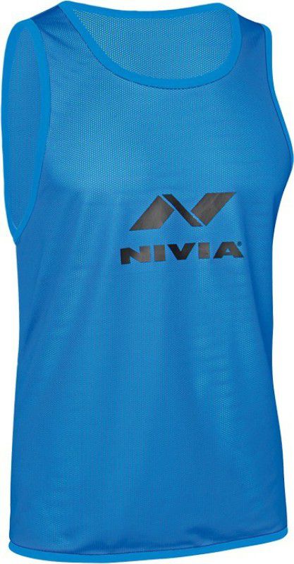 NIVIA 860-3 Medium Football, Hockey Bib  (Blue)
