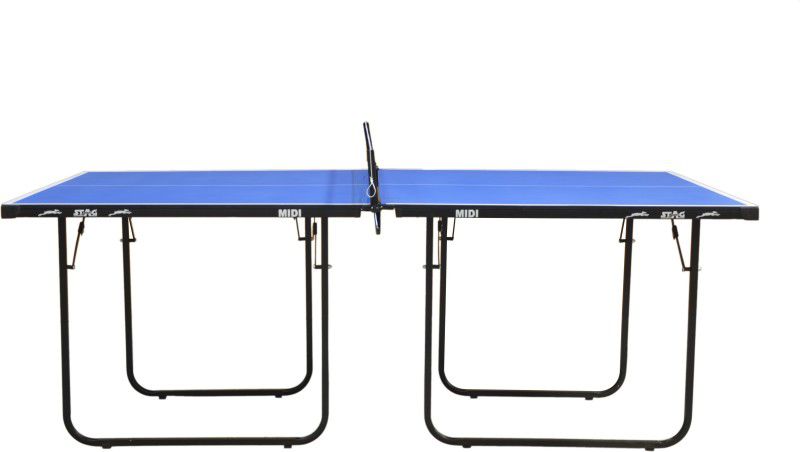STAG Midi Stationary Indoor Table Tennis Table  (Blue, Blue)