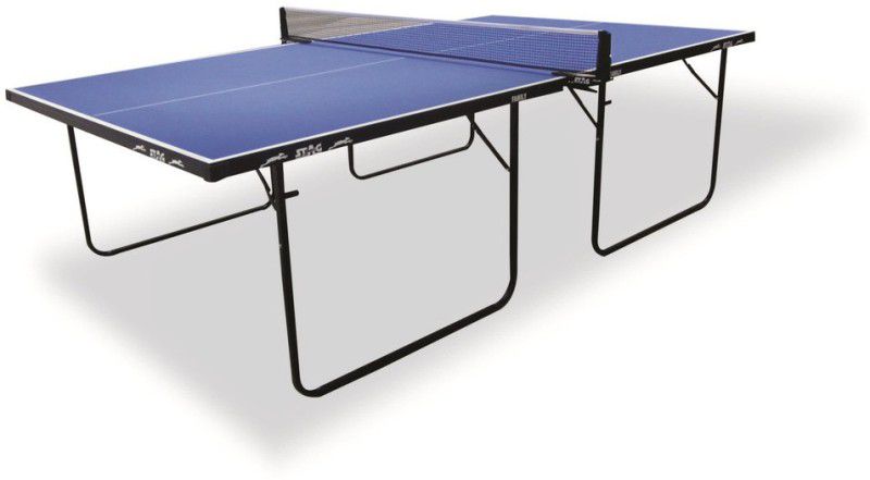 STAG Family Stationary Indoor Table Tennis Table  (Blue, Blue)