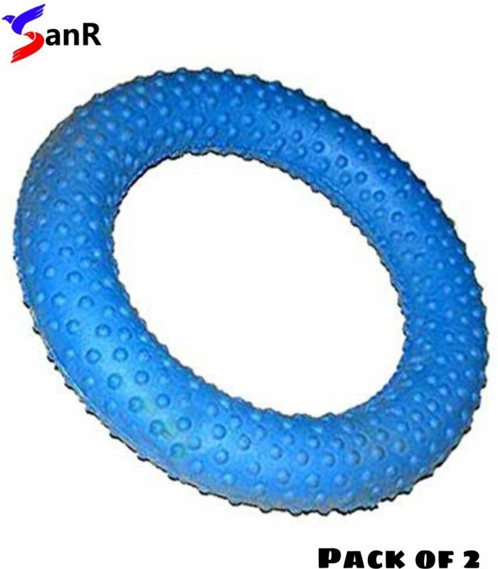 SanR Tnnikoit rubbr Dottd gripr ring blu pack of 2 Rubber Tennikoit Ring  (Pack of 2)