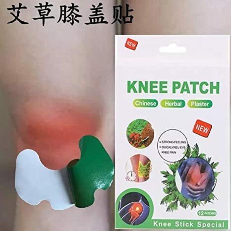 pcs powerest Herbal Knee Plaster Sticker Pain Relief Small Boys (30 -32 cm) Batting Pad  (Multicolor, Knee)