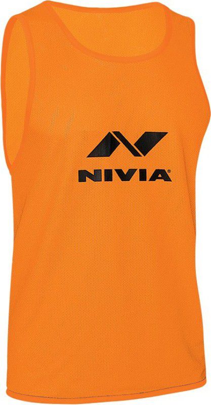 NIVIA 860-4 Medium Football, Hockey Bib  (Orange)