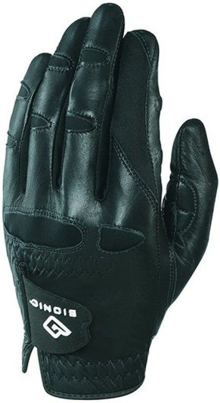 BIONIC Men's StableGrip with Natural Fit Golf Glove Left Hand Cadet Medium Golf Gloves  (Black)