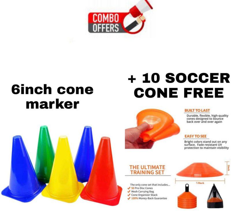 Hobs Cone Marker Pack of 15  (Multicolor)