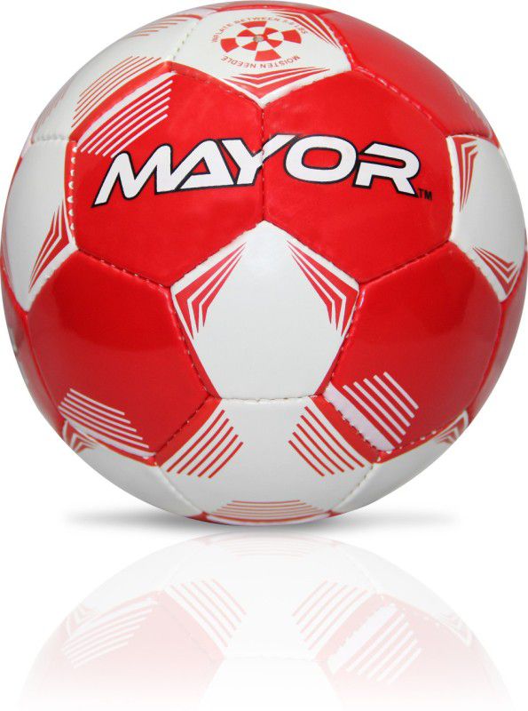 MAYOR FURY 2.0 Football - Size: 3  (Pack of 1, Red)