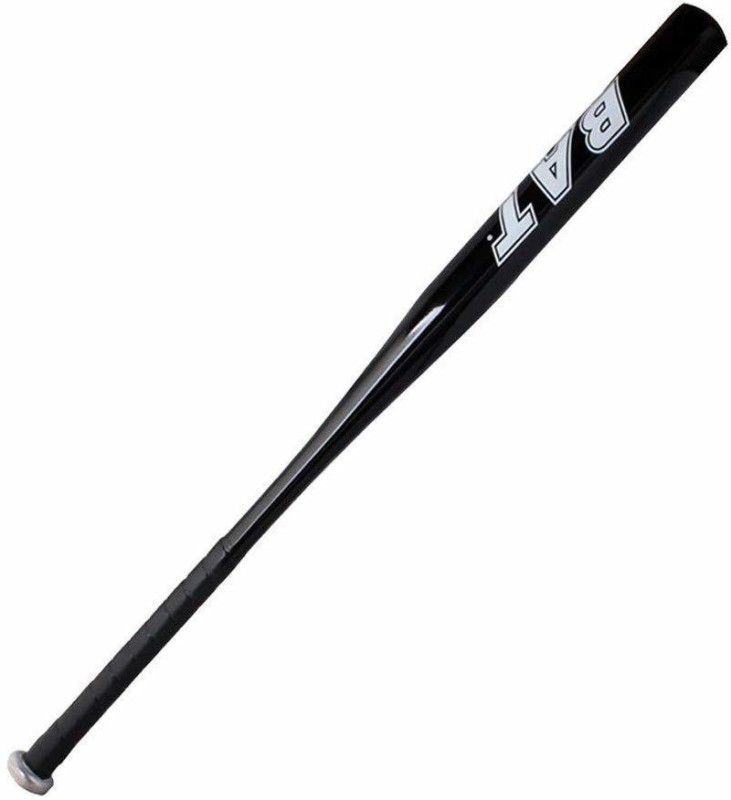 IRIS Baseball Bat 25 inch Aluminum Alloy Thick Baseball Stick bar Home Defense (Black) Aluminium Baseball Bat  (900 gms - 1 kgs kg)