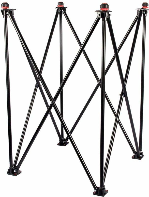 Craftnation Iron Adjustable & Foldable Carrom Board Stand (Black) Carrom Stand  (Steel)