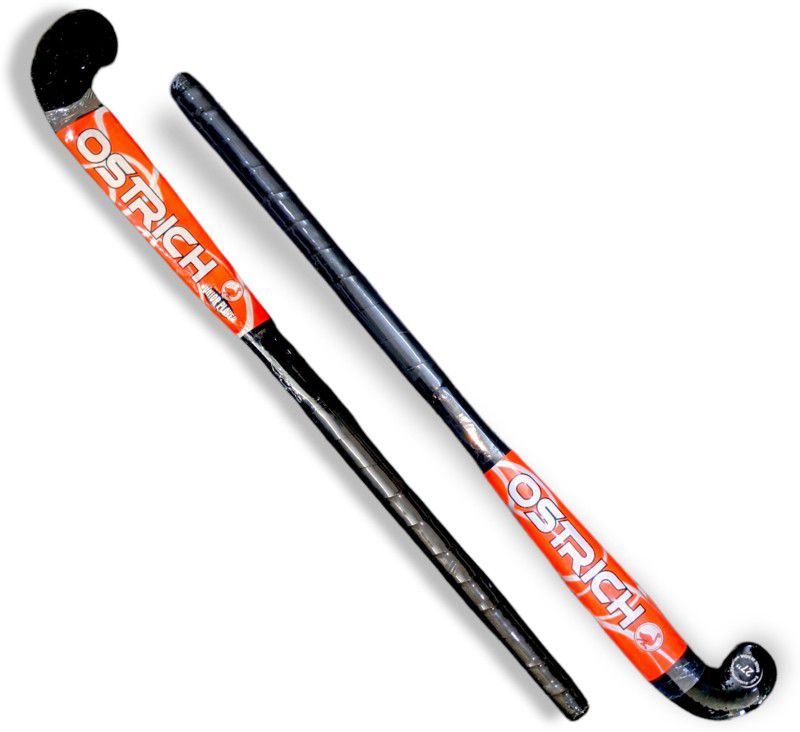 Ostrich Solid Wood 27 inches Juniors Hockey Stick Only For Practice Use Hockey Stick - 27 inch  (Orange)