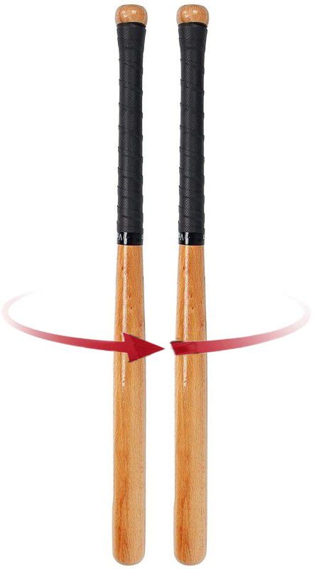 SUPRO Wooden Baseball bat - Heavy Duty Solid Sports basebat Willow Baseball Bat  (450 g)