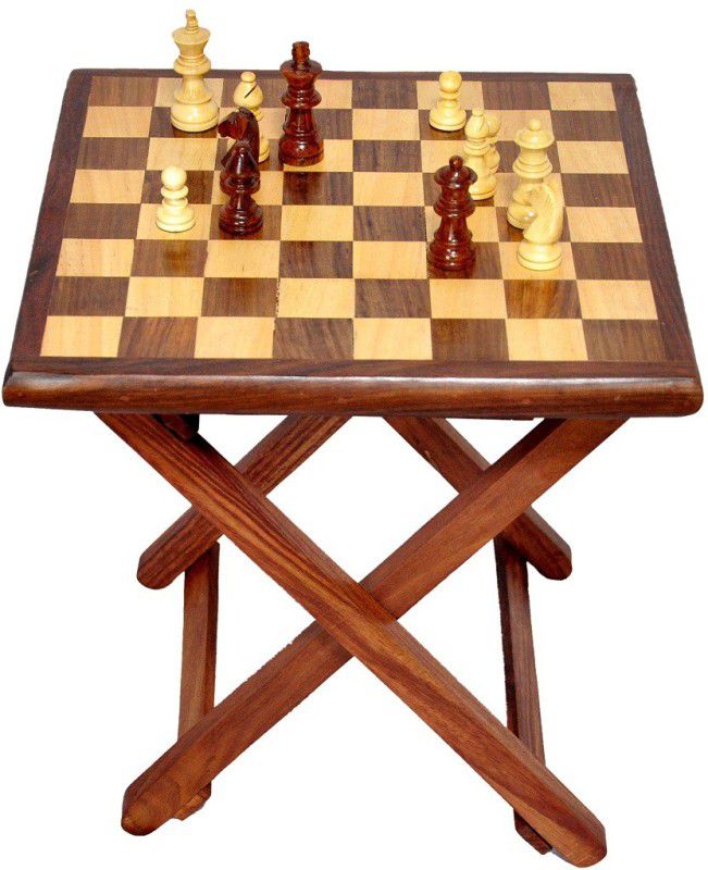 Triple S Handicrafts Ch_e_ss55 81.28 cm Chess Board  (Brown)