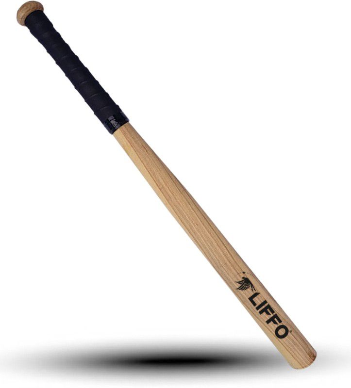 Liffo Baseball Bat, Wooden Baseball bat - Heavy Duty Willow Baseball Bat  (749 g)