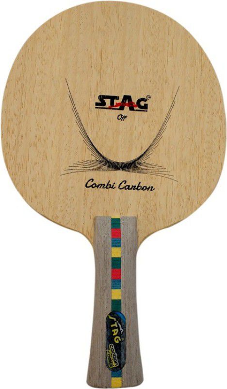 Stag Combi Carbon Beige Table Tennis Blade  (Pack of: 1, 78 g)