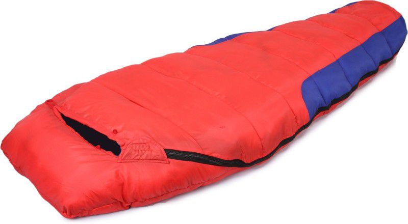 WAYVY Klair Double Layered Inner Warmed Premium Quality Sleeping Bag (Green) Sleeping Bag  (Red)