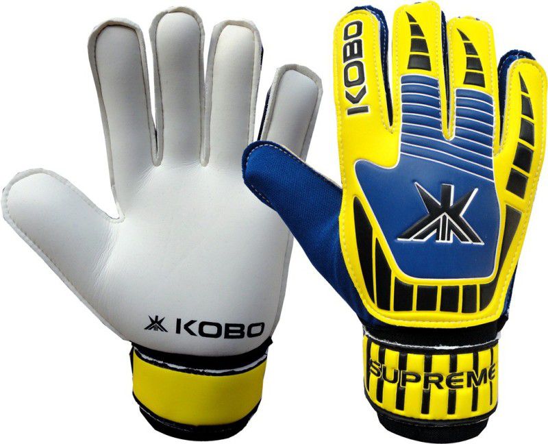 KOBO Supreme Football Goal Keeper Goalkeeping Gloves  (Multicolor)