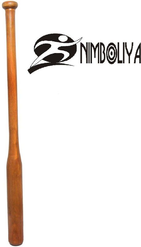 NIMBOLIYA BOTTLE TYPE NATURAL WOOD Willow Baseball Bat  (450 g)