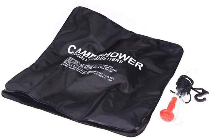 kirfiz Portable Camp Shower Bag 10 Gallon/40 Litre Solar Energy Heated with On/Off Nozzle Solar Powered Portable Shower  (40 L)