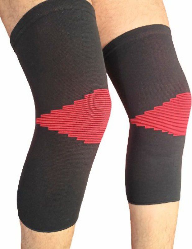 Classic deal Knee Brace-3D Knitted Knee Cap with Gel Pressure Pad XL Abdominal Guard  (Multicolor)