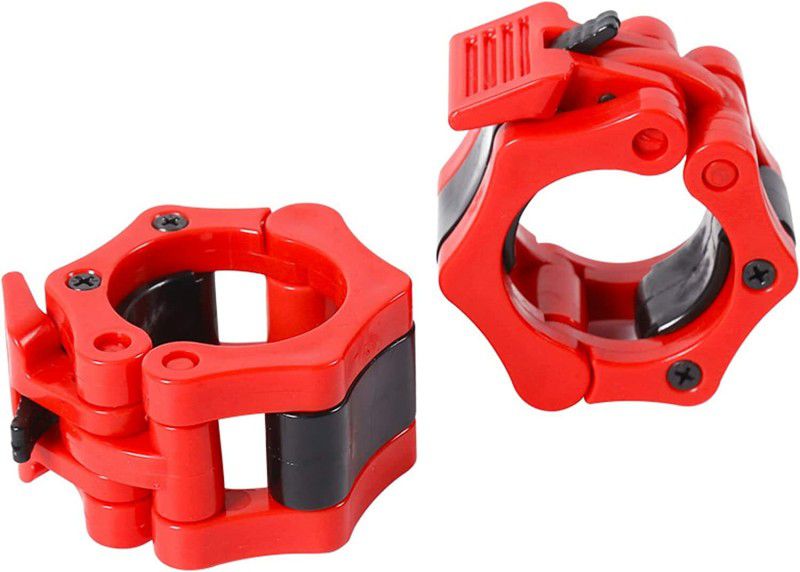 LIFESTRONGE Olympic Barbell Clamps Barbell Collar Weight Clips Bar Clamps Fit 2 Inch Horse Salt Block  (2 g)