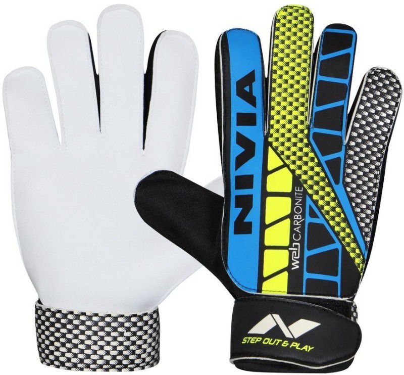 NIVIA Web Football (L) Goalkeeping Gloves  (Multicolor)