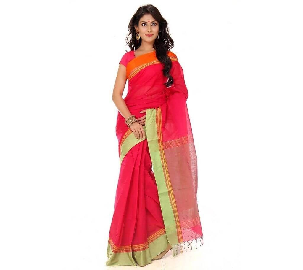 Multi color half silk sharee