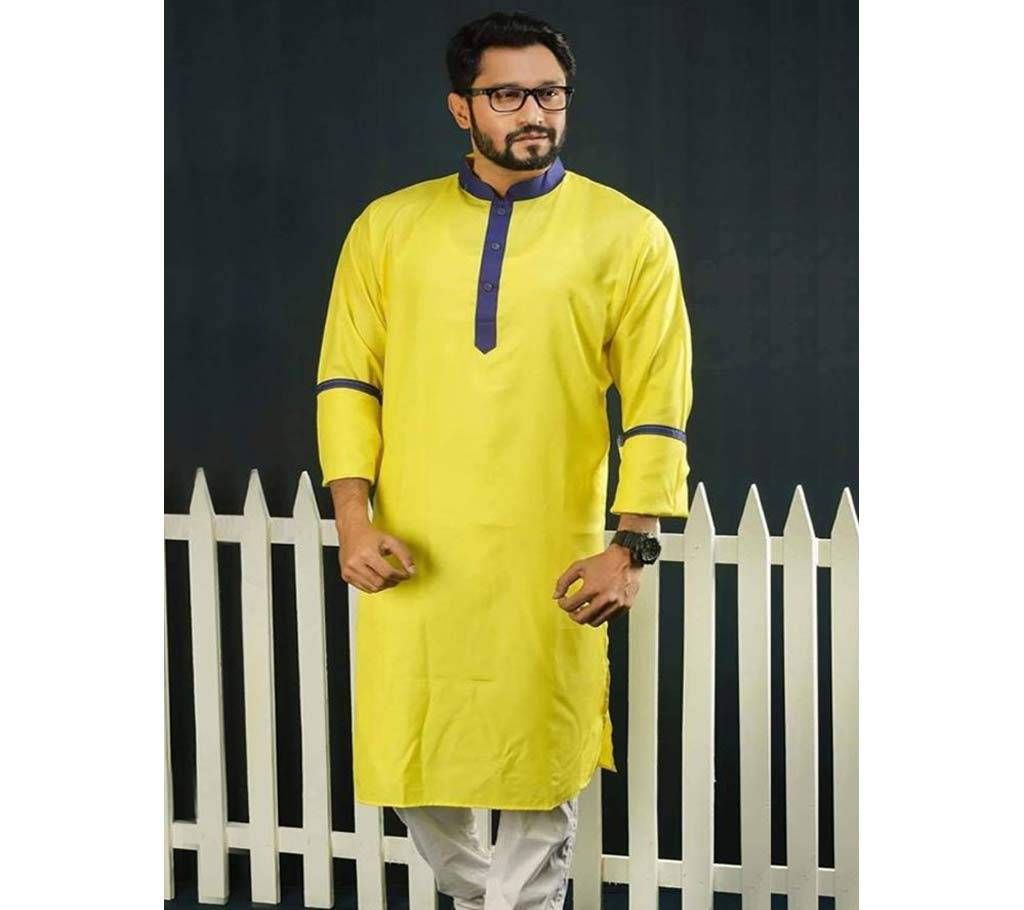 Falgun Semi Long Cotton Punjabi
