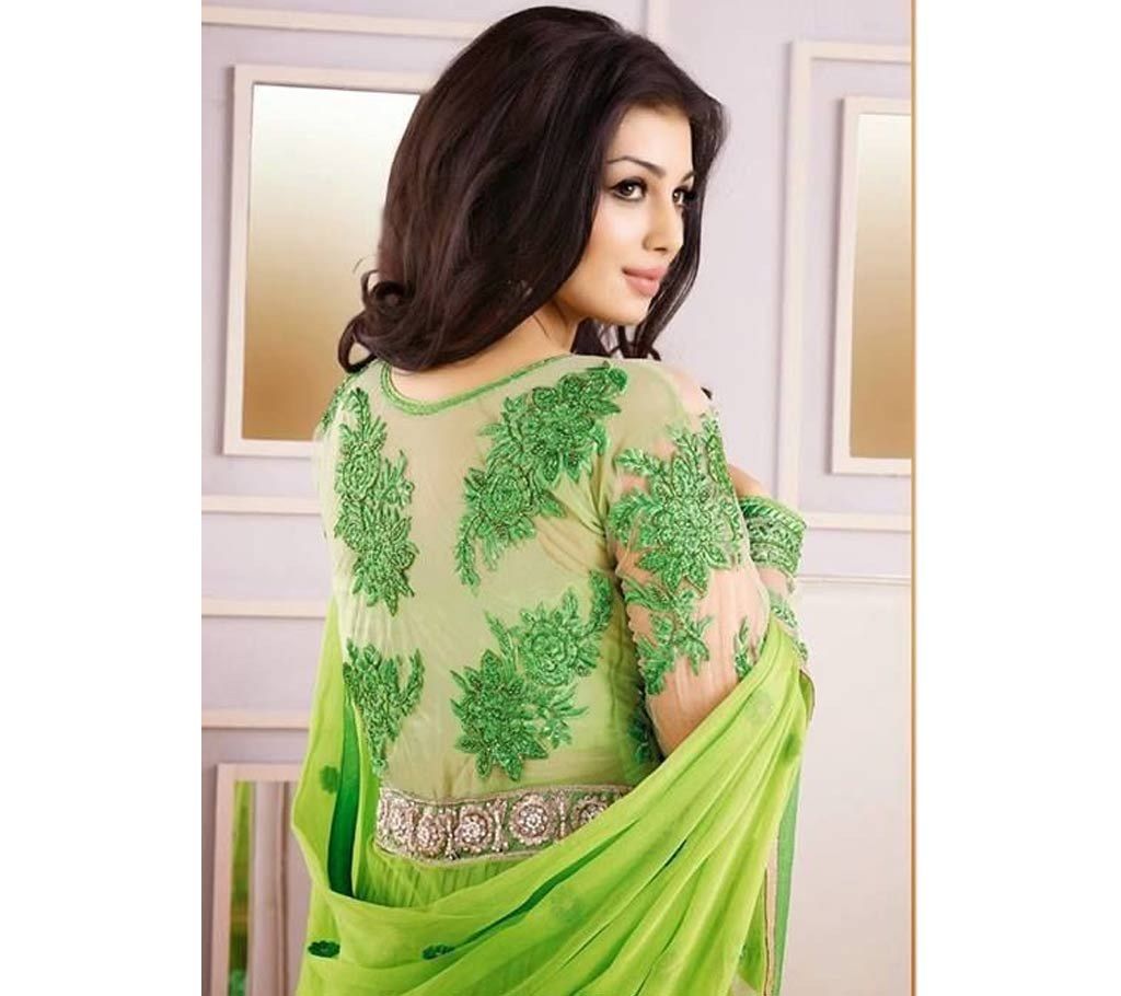 Semistitched Indian replica soft georgette three pc