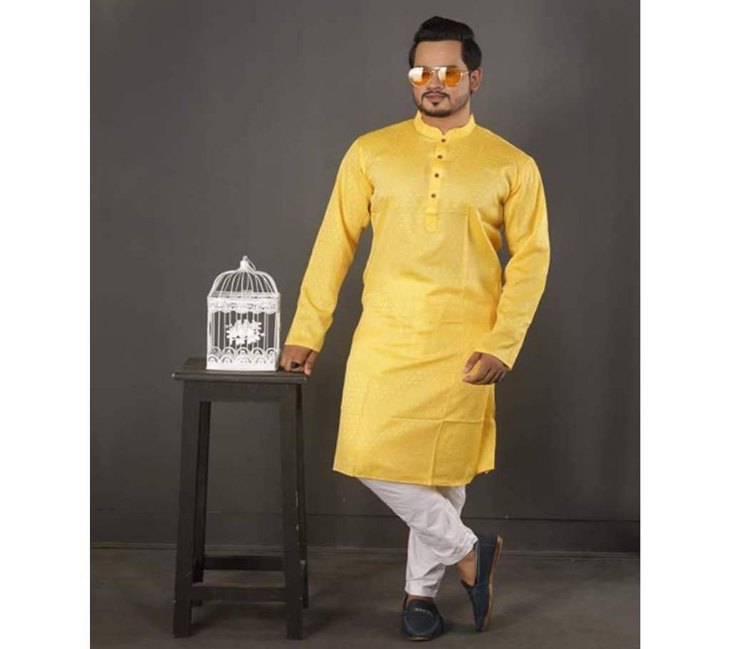 Falguni Semi Long Cotton Punjabi