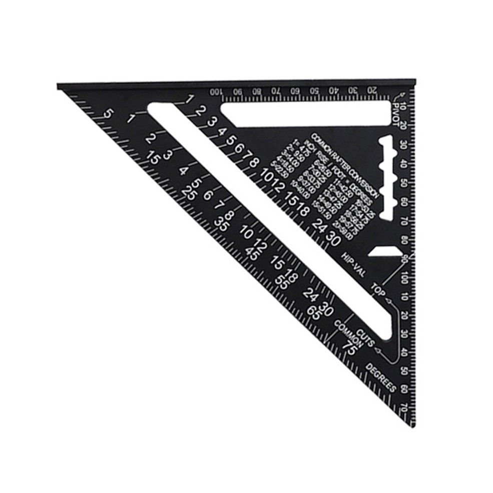 Angle Ruler Metric Triangular Measuring Ruler Triangle Angle Protractor
