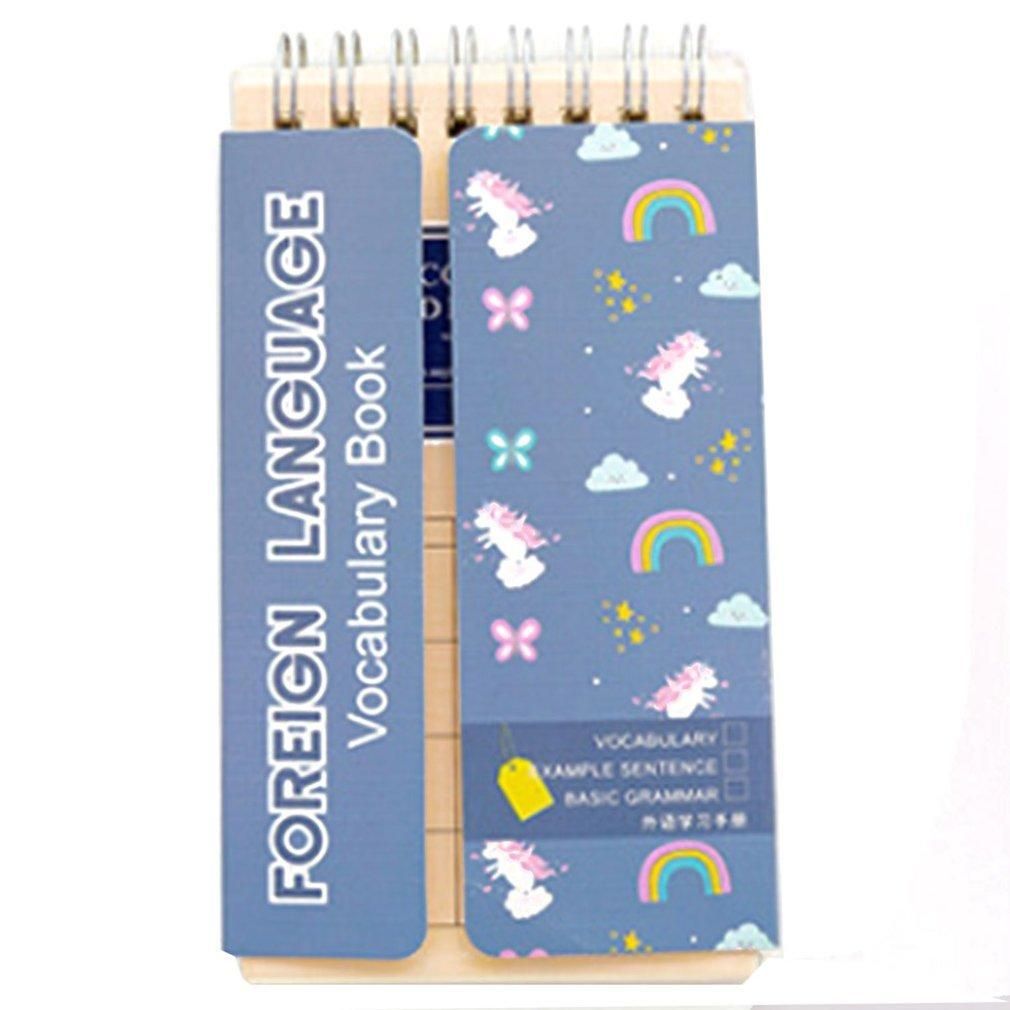 TE Creative English Word Coil Book with Shelter Vocabulary Notebook Diary Notepad