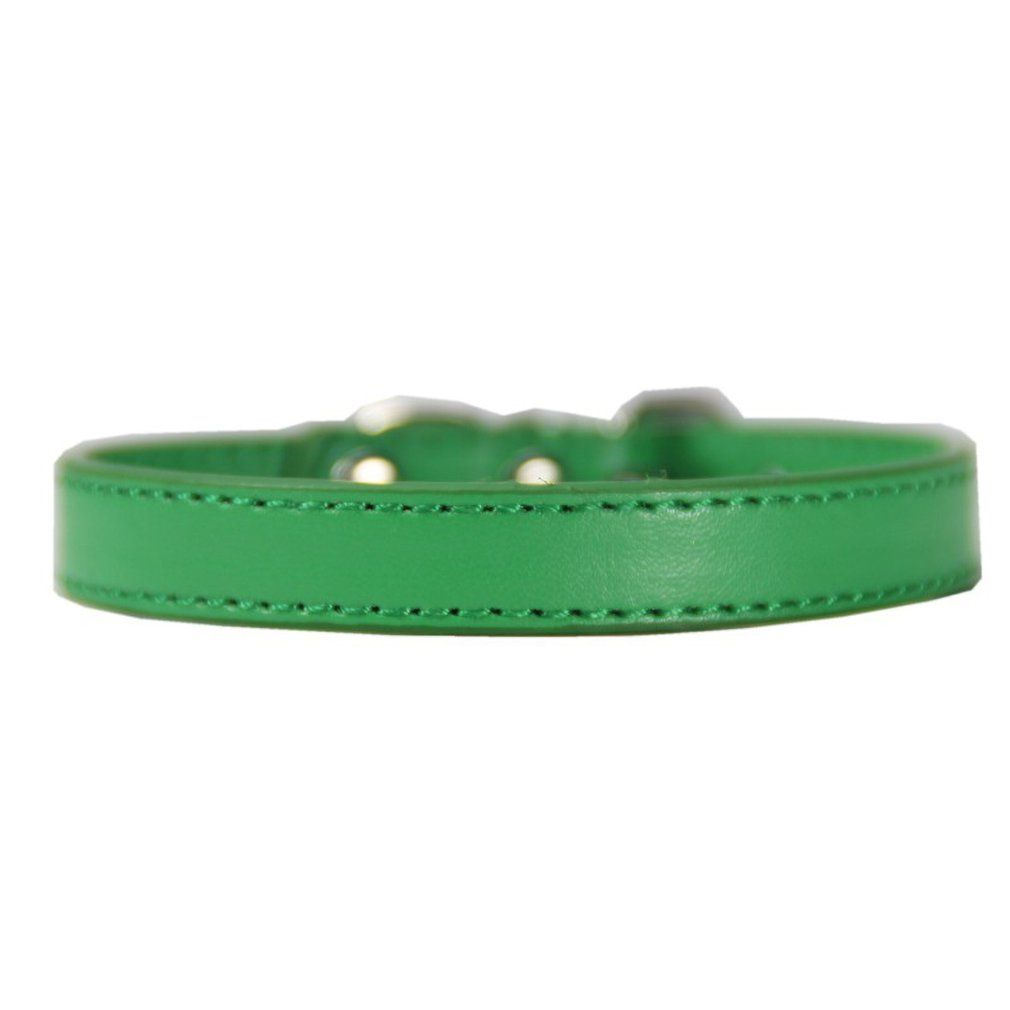 Dog Collar Solid Pu Strap Elastic Leash Cat Collar Universal Pet Supplies Green 1.3M