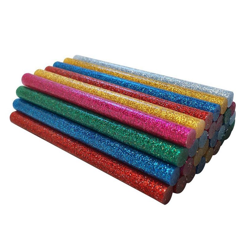 Hot Glue Glitter Stick Assortment (30 pack) - 7mm x 100mm