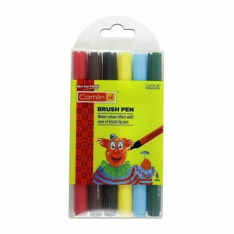 Camel / Camlin Brush Pen 3, 6, 12, 24 Shades Box for Artists