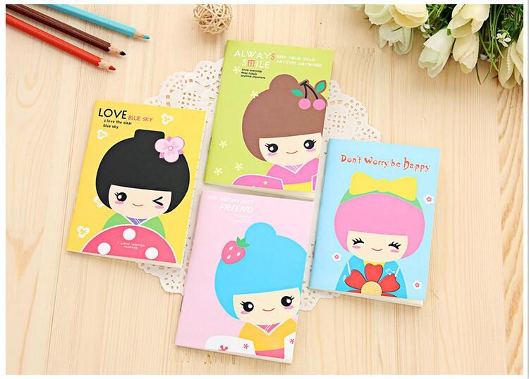 1 PCS Multi-Style Mini Kawaii Sweet Girl Notebook Lovely Cartoon Animal Notepad For Kids Gift Korean Stationery