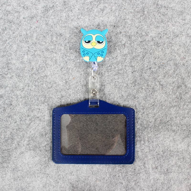 Cute Cartoon And Animals Women Retractable Badge Reel Student Nurse Exihibiton ID Name Card Badge Holder Hospital School Office