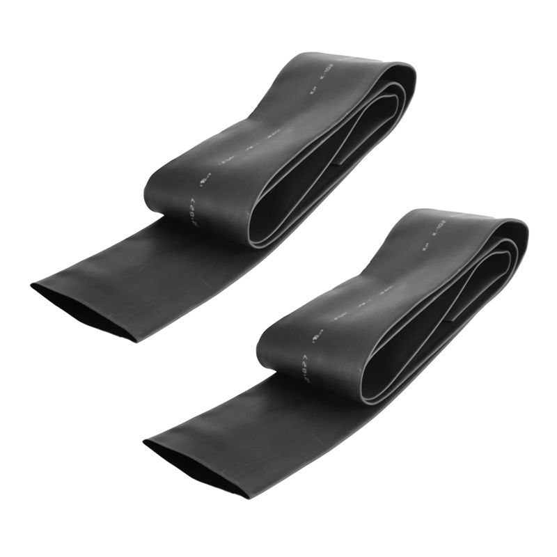 2pcs 1M Polyolefin Heat Shrinkable Tube Sleeving 2:1 Shrink Ratio Dia 40mm