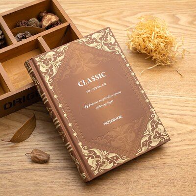 A5 Large Vintage Diary Notebook Classic Royal Big Planner Notepad Memory Books Birthday Gift Elegant