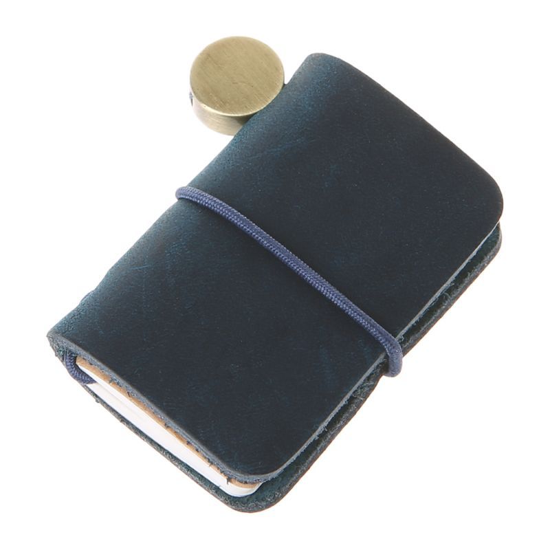 Portable Leather Travel Book Mini Journal Booklet Handmade Cover With Insert Brochure Creative Accessories Writing Gifts For Men(null)