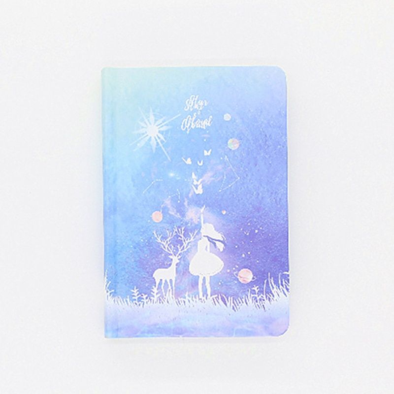 A5 Star Notebooks Notepad Personal Agenda Organizer Diary Planner Kawaii Stationery Office School Supplies