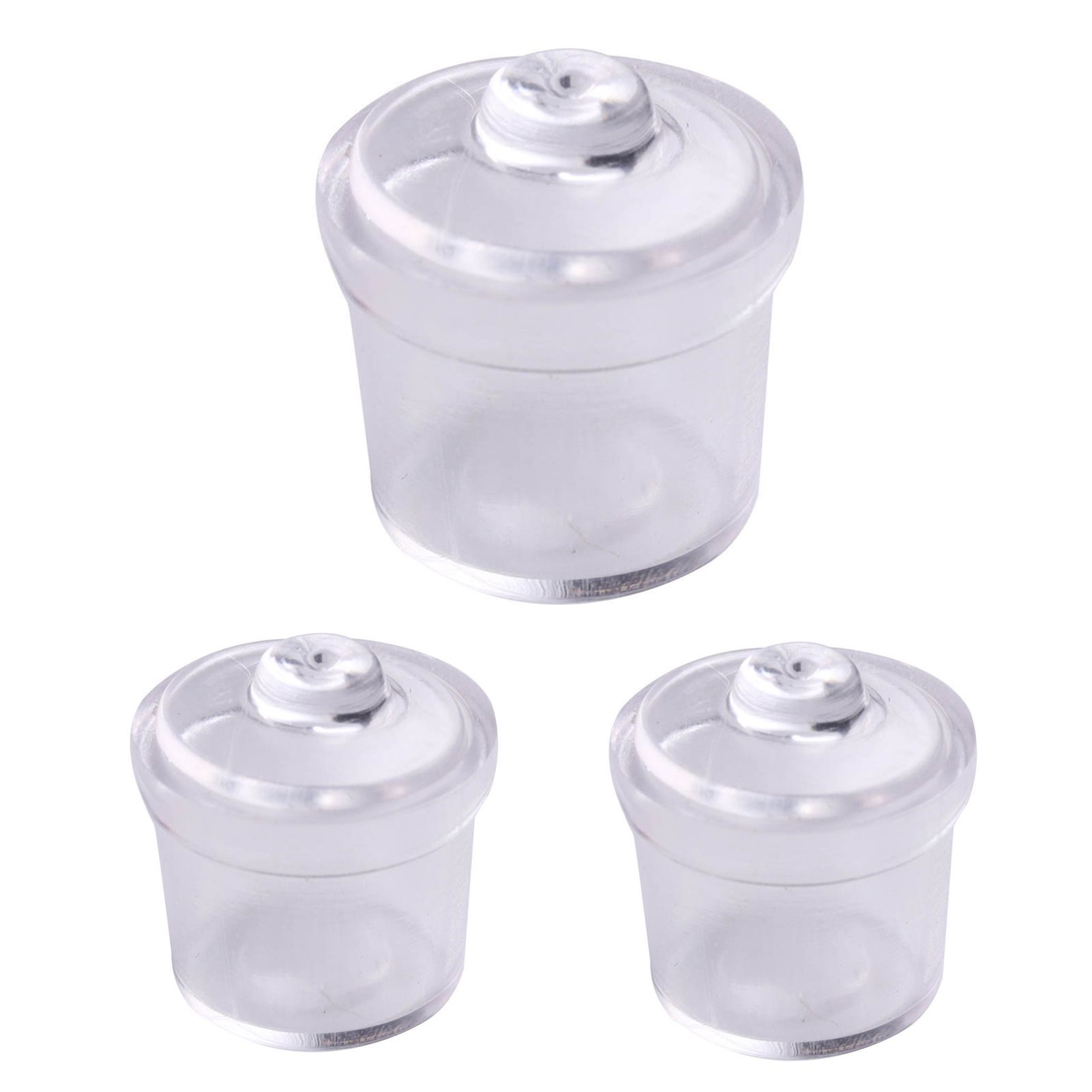 Dollhouse Storage Jar Fadeless niature cessory Clear Jar