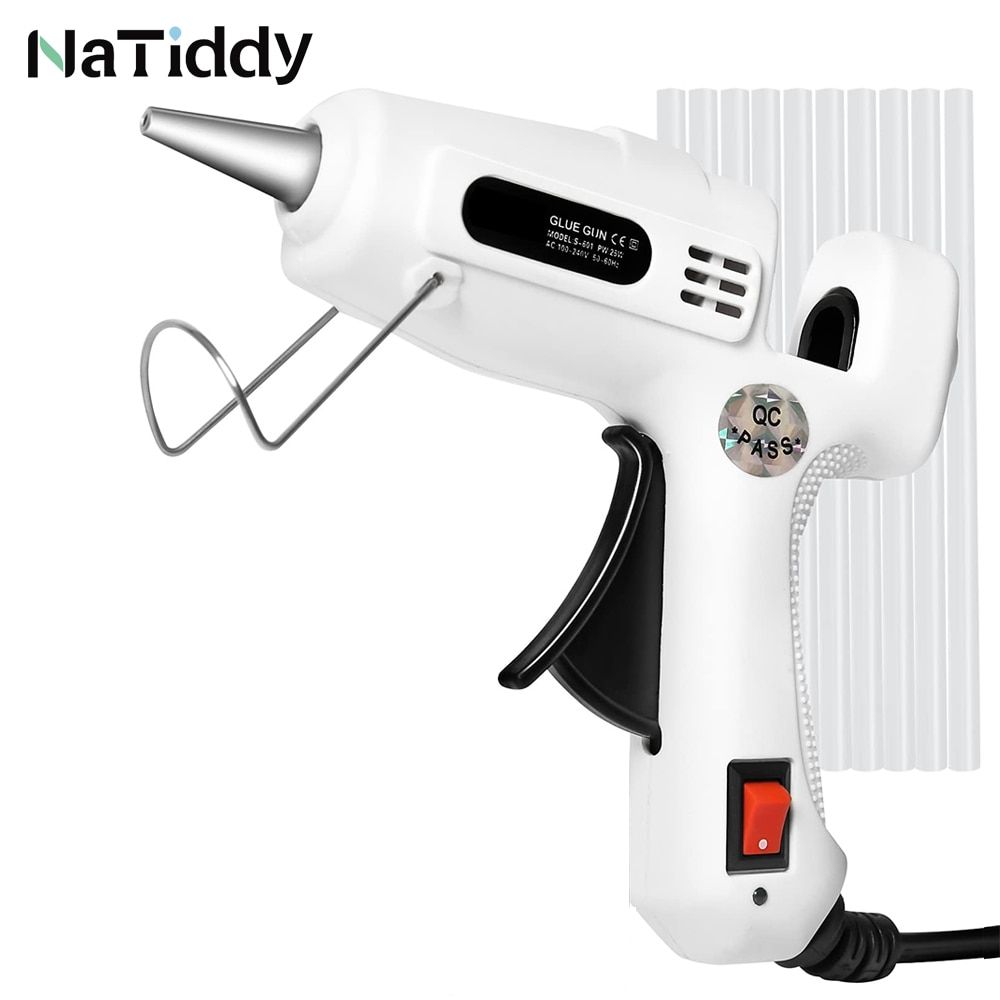 25w Hot Melt Glue Gun With 7mm Glue Sticks Mini Industrial  Heat Temperature Thermal Electric Craft Repair Power Tool