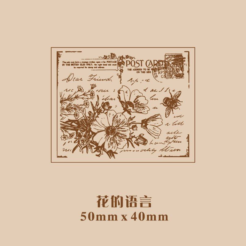 Vintage Old Object Series Daily life Planner Rubber Wooden Stamp for DIY Scrapbooking Cards Decoration Embossing Craft