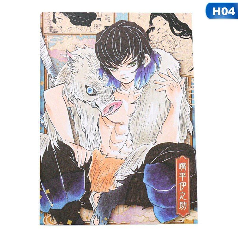 Anime Demon Slayer Kimetsu no Yaiba Notepad Cartoon Small Notebook 10x13.5cm Blank Writing Notebooks Office School Supplies