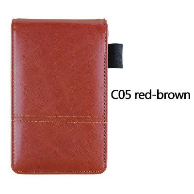 RuiZe Multifunction mini pocket notebook leather notepad notebook daily memo portable small A7 planner note book with calculator