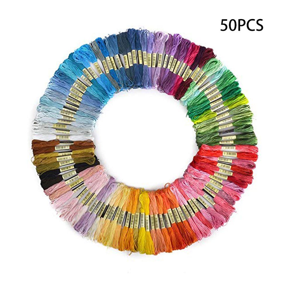 HA Hand-embroidered Weave Cross Stitch Thread Polyester Cotton Embroidery Thread