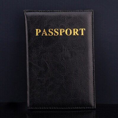1pc Fashion Passport Cover PU Leather ID Holders Documents Bag Casual Travel Passport Holder Card Case