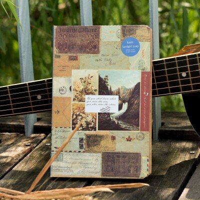 Creative Stationery Vintage Notebook Diary Planner Journal Sketchbook Notepad Soft Kraft Paper Notebooks Gift European Retro